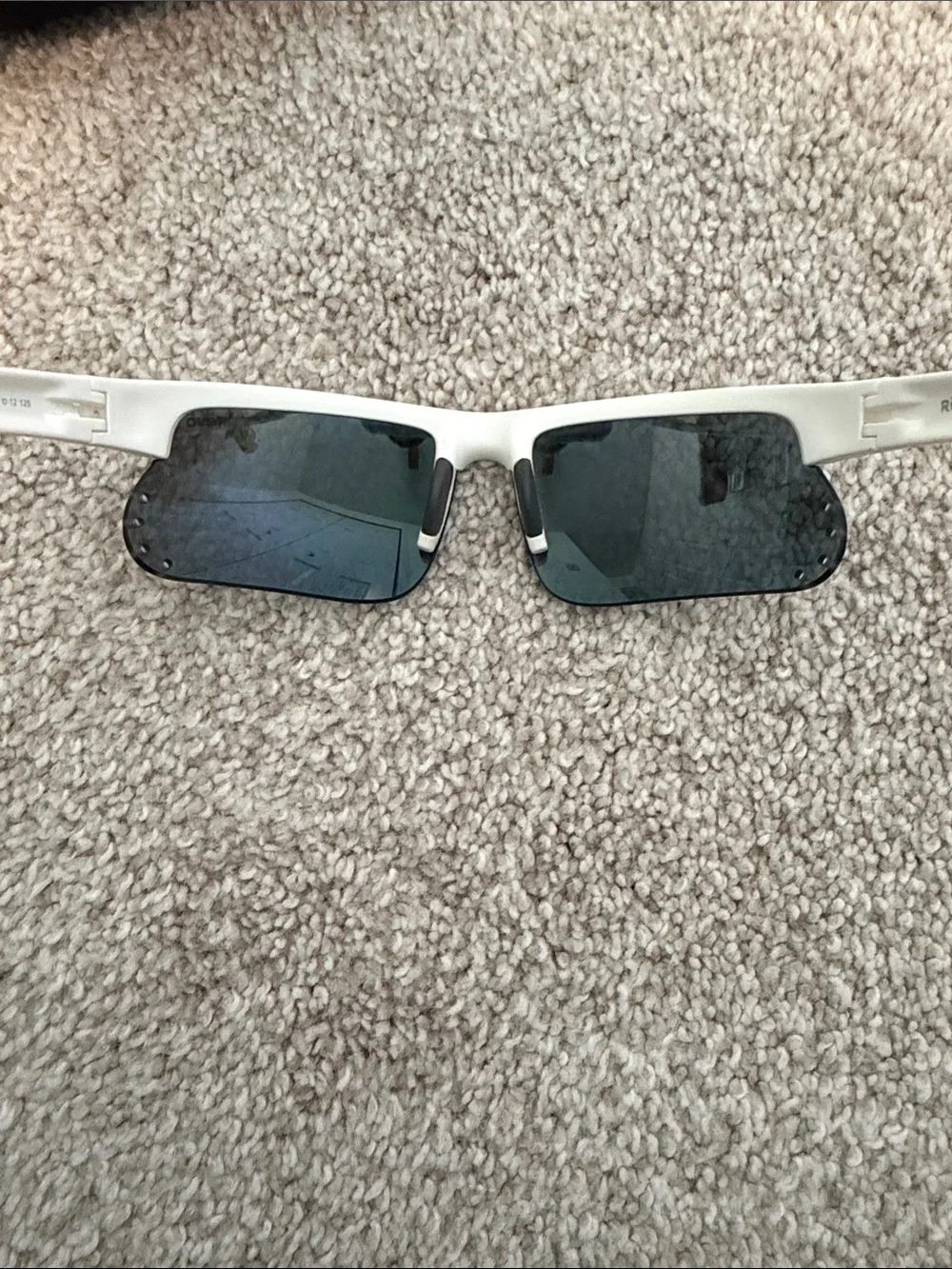 Revo White Polarized Sport Sunglasses with Black Case